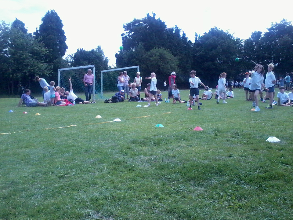 Mason in action at his school sports day!