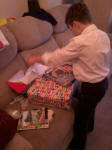 Mason opening his birthday presents!