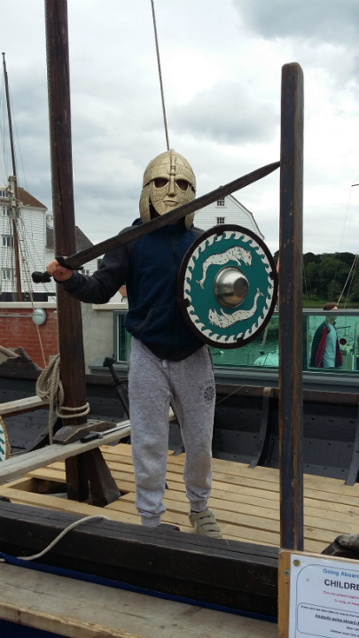 Mason at Woodbridge Regatta.