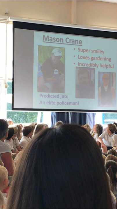 Mason’s Leavers Assembly.