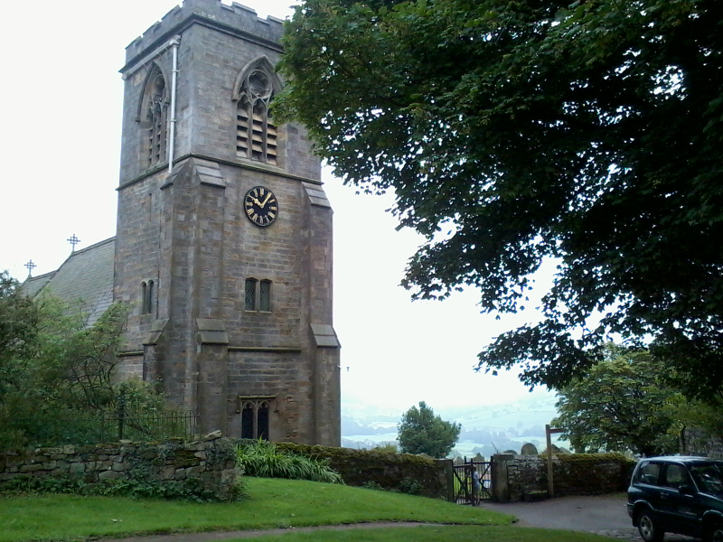  The views from Middlesmoor church.