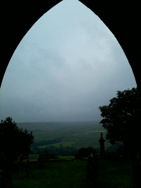  The views from Middlesmoor church.