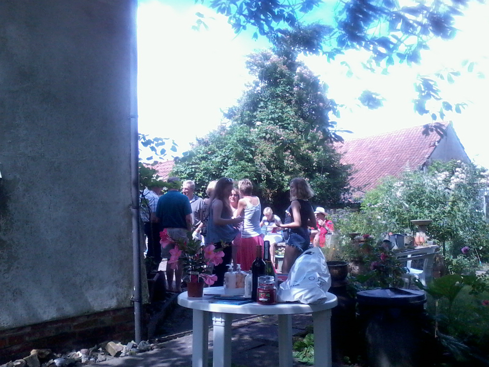 Crowds gathered for the 2016 Offton BBQ.