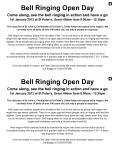 Open Day hand out.