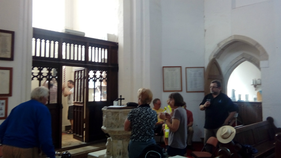 Ringing at Otley for the South-East District Practice, complete with tea and cake!