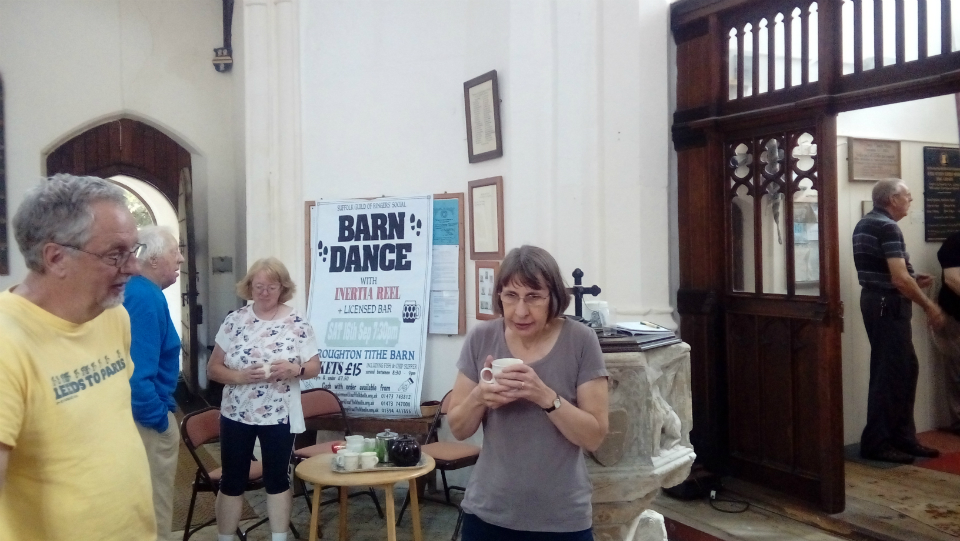 Ringing at Otley for the South-East District Practice, complete with tea and cake!