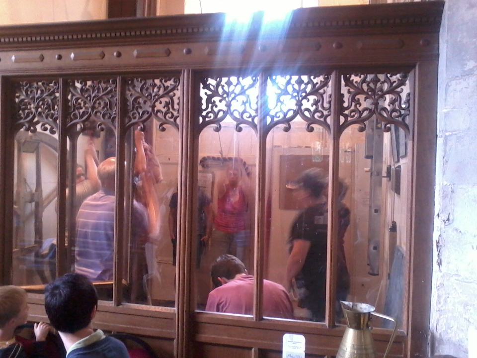 Rambling Ringers Ringing at Pampisford.