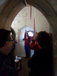 Ringing at Parham for the South-East District Meeting.