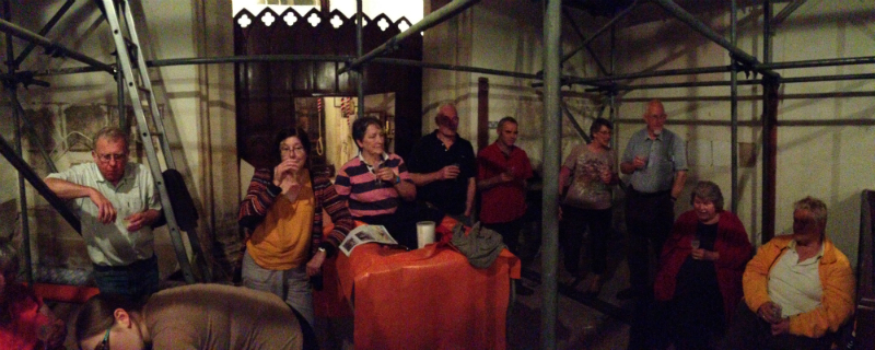 Pettistree Scaffolded.