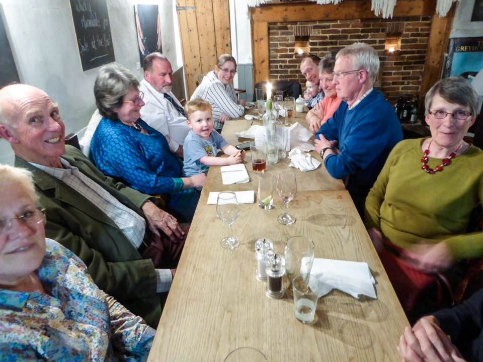 The Pettistree Ringers' Annual Dinner.