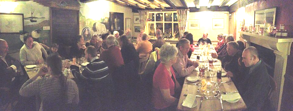 Pettistree Dinner at The Crown Inn at Snape.
