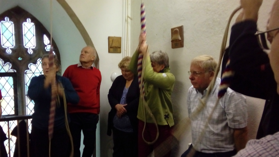 Ringing at Mendham on the Pettistree Outing.