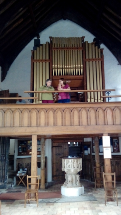 The organ at Metfield.