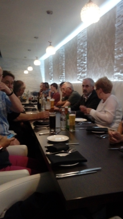 Ramblers out for a curry.