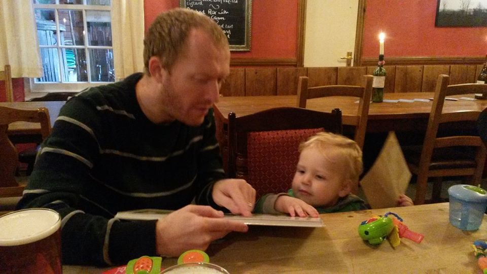 Alfie and me in The Cherrytree celebrating my birthday.