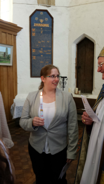 Ruthie at her confirmation.