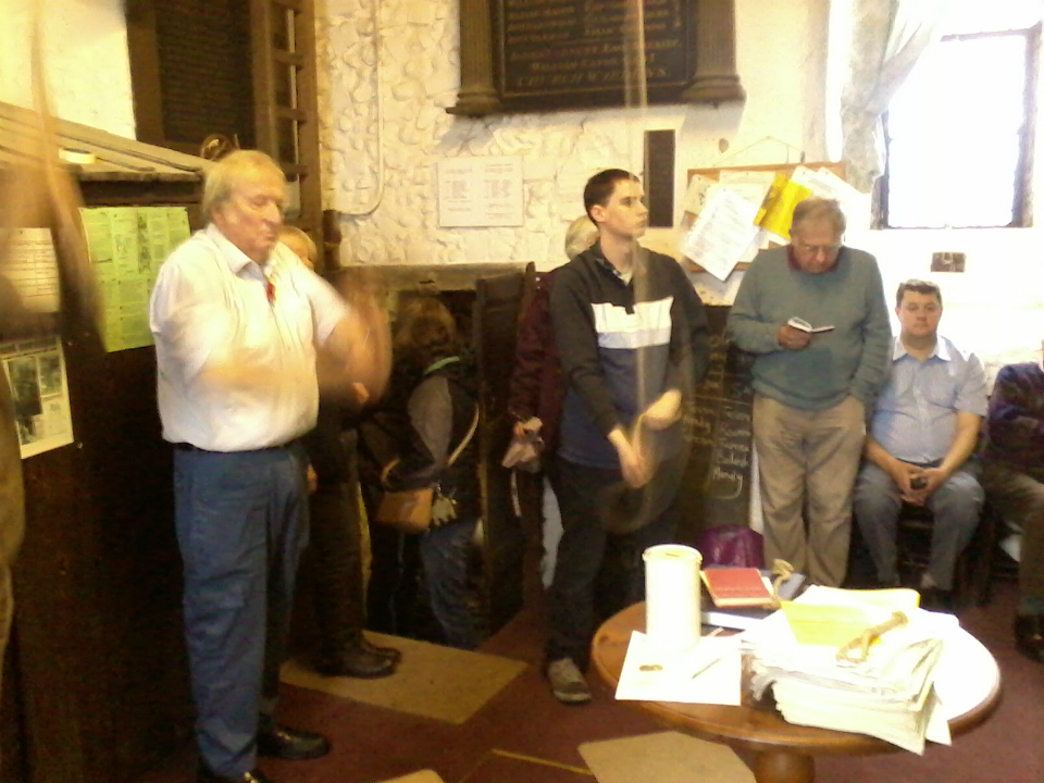 Ringing at St Giles in Norwich on the South-East District Outing.