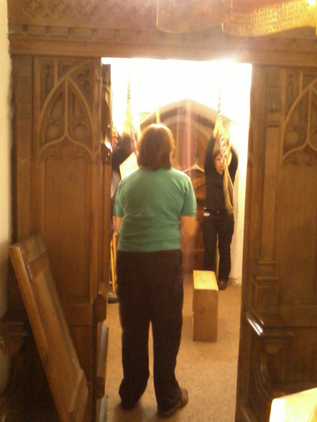 Ringing on the South-East District Outing at Saxlingham Nethergate.