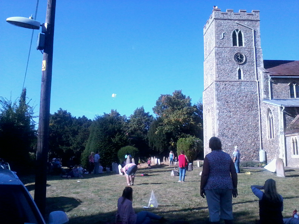 Teddy bears go sailing off into the distance at Sproughton!