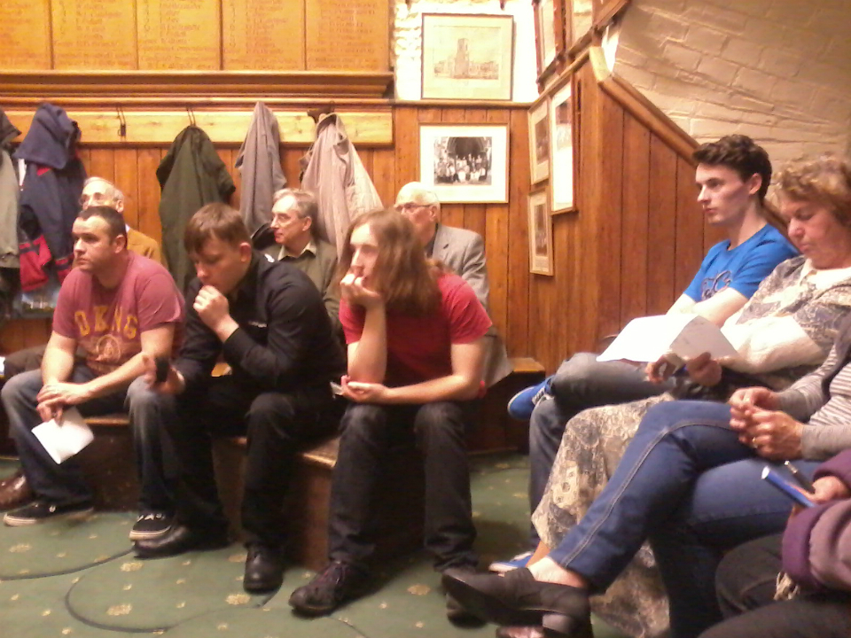 Gathered for the 2016 St Mary-le-Tower AGM.