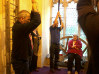 Ringing on the South-East District Outing at Tacolneston.
