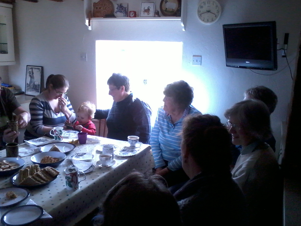  Gathered to celebrate Mary Garner's 65th birthday