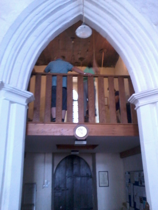 Rambling Ringers ringing at Wicken.