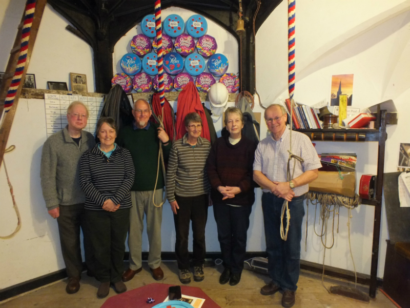Wickham Market quarter peal band.