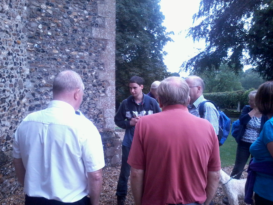 Ringing at Wickham Skeith on the Guild Social.