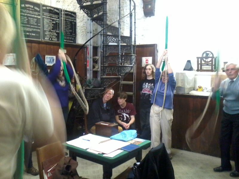 Ringing before the service.