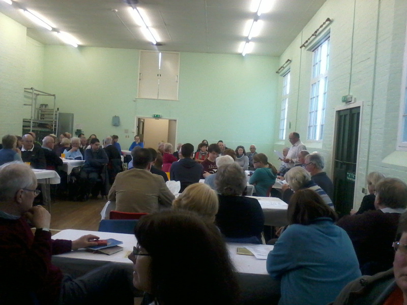 Guild Chairman Alan Stanley leading the AGM.