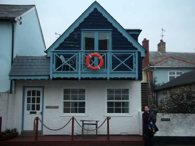 Outside Grandpa's House.