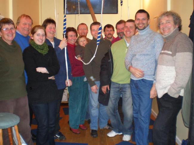 Picture of Bologna Ringers and members of The Suffolk Guild at The Folly, Claydon, 21st March 2008