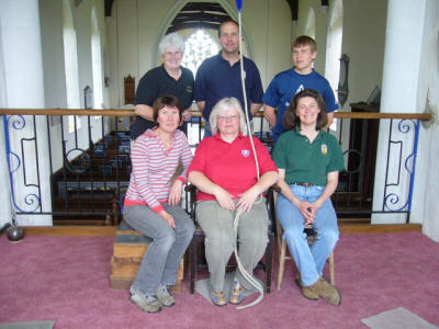 Picture of Quarter Peal Band at Buxhall 25/5/2008