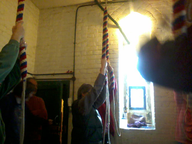 Mary Garner on the 4th at Greenstead Green, with Pippa Moss hidden behind her on the 3rd!