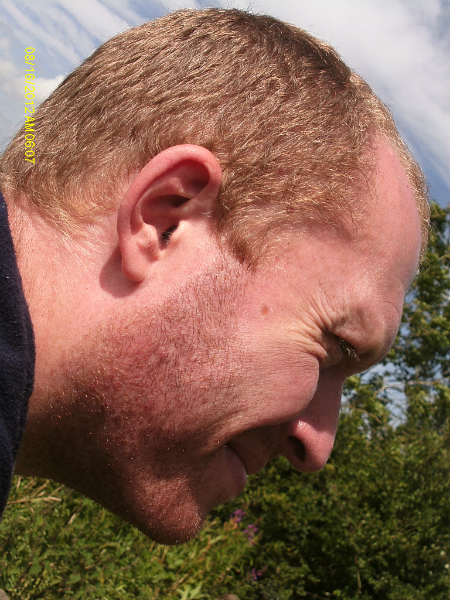  Me relaxing next to Lough Gur.
