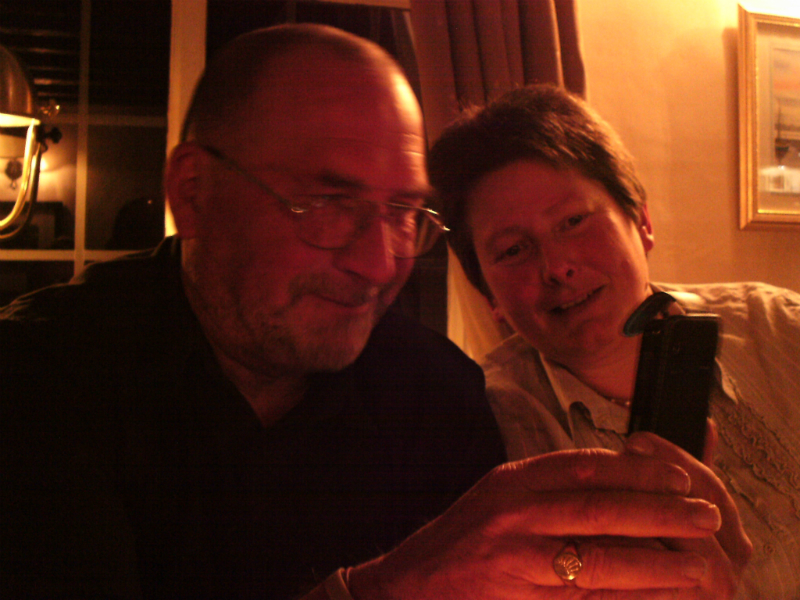 Kate and Ron at The Pettistree Dinner.