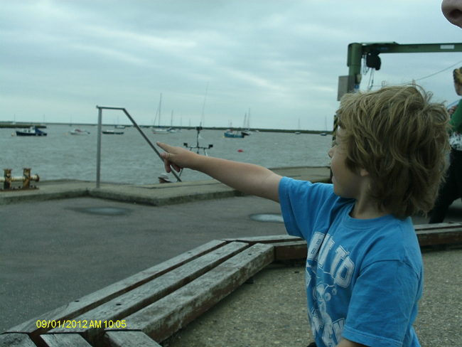 Mason at Orford Quay.