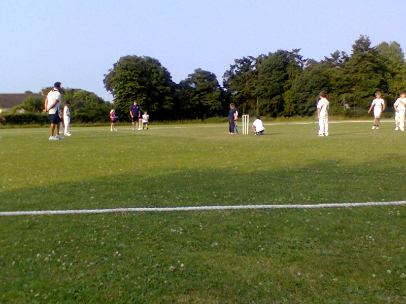 Mason at the crease.