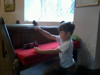 Mason playing at Offton during the South-East District Practice.