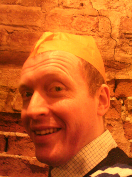  Me getting into the party mood.