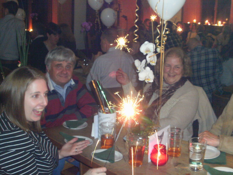 ...whilst Ruthie seems very excited by hers!