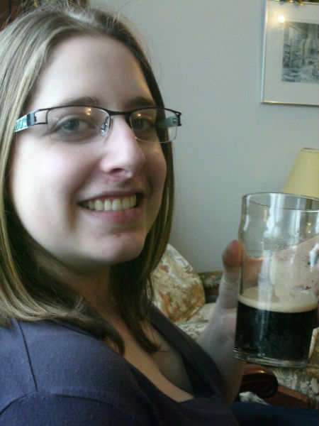 Ruthie tucks into Christmas Day at her grandparents.