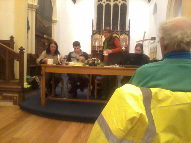 The Top Table prepares for the 2013 SE District ADM.