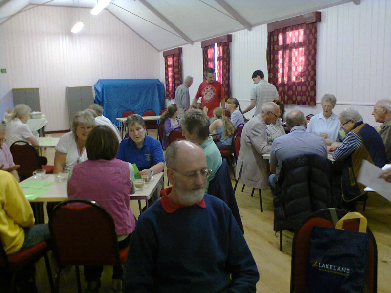 The Meeting in Sproughton Village Hall.
