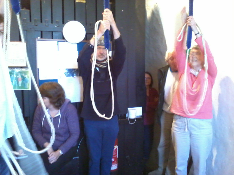  l to r. Tracey Scase, Mike Whiyby (Treble), Anne Buswell, Jimmy Wightman, Jenny Warren (2nd).