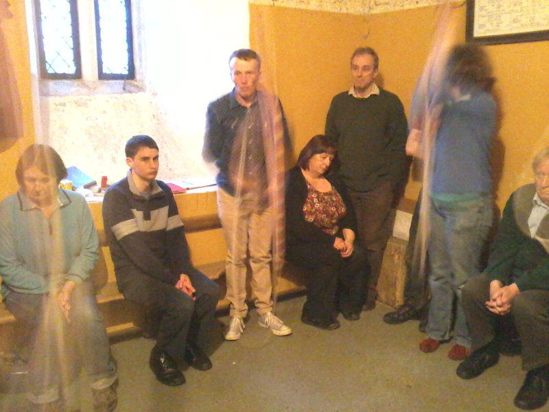 Ringing at Earl Soham for the South-East District Practice.