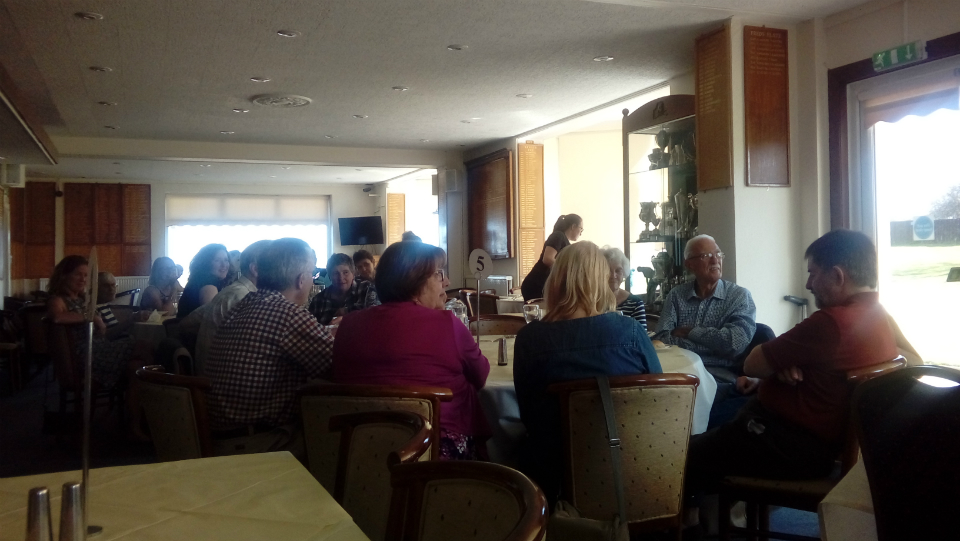 The St Mary-le-Tower Lunch at Felixstowe Ferry Golf Club.