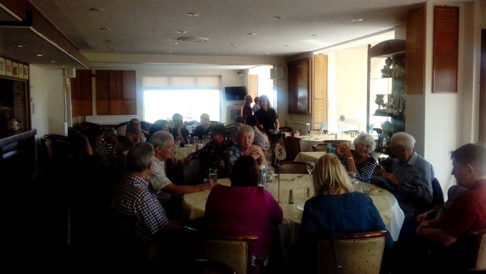 The St Mary-le-Tower Lunch at Felixstowe Ferry Golf Club.