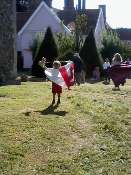 Mason with his rescued Noo-Noo.